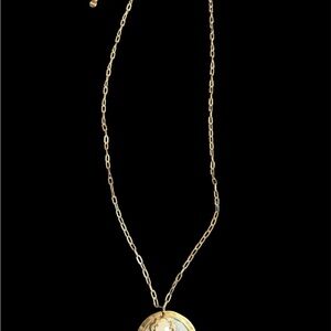 Stella & Dot Gold-Tone Coin Pendant Necklace